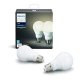 Philips 2 x E26 bulb Warm white light Dual pack E26 Bombilla inteligente Blanco 9.5 W - Iluminación inteligente (Bombilla inteligente, Blanco, LED, E26, Blanco cálido, 2700 K)