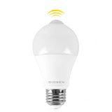 Foco Con Sensor de Movimiento, Bombilla OIOSEN 10W E26 PIR Detector Inteligente de Movimiento Encendido y Apagado Automático, Ideal para Escaleras, Cocheras, Pasillos y Más