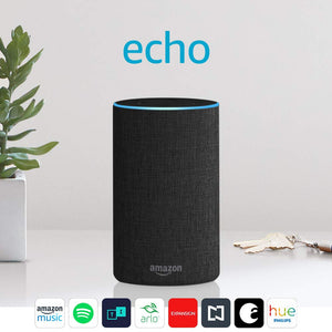 Echo (2da Generación) - Bocina inteligente con Alexa - Negro