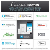 Lutron P-BDG-PKG2W Caséta™ Iluminación Inteligente Inalámbrica, Kit de Reguladores de Empotrar, Habilitado para Sistema HomeKit