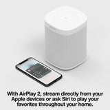 Sonos One – Bocina inteligente controlada por voz con Amazon Alexa, Color Blanco