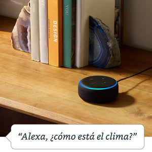 Echo Dot (3ra generación) - Bocina inteligente con Alexa, negro