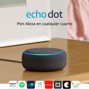 Echo Dot (3ra generación) - Bocina inteligente con Alexa, negro