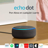 Echo Dot (3ra generación) - Bocina inteligente con Alexa, negro