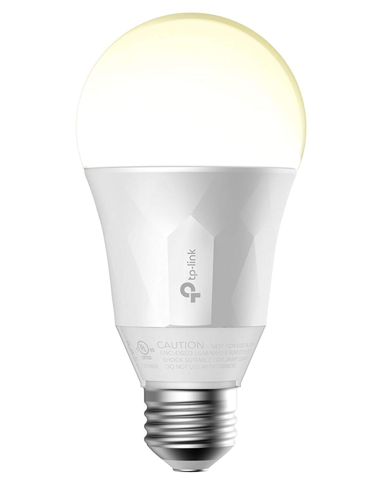 Kasa Smart Light Bulb by TP-Link - Reliable WiFi Connection, LED Soft White, Dimmable, A19, 50W Equivalent, No Hub Required, Works with Alexa Echo and Google Assistant (LB100)