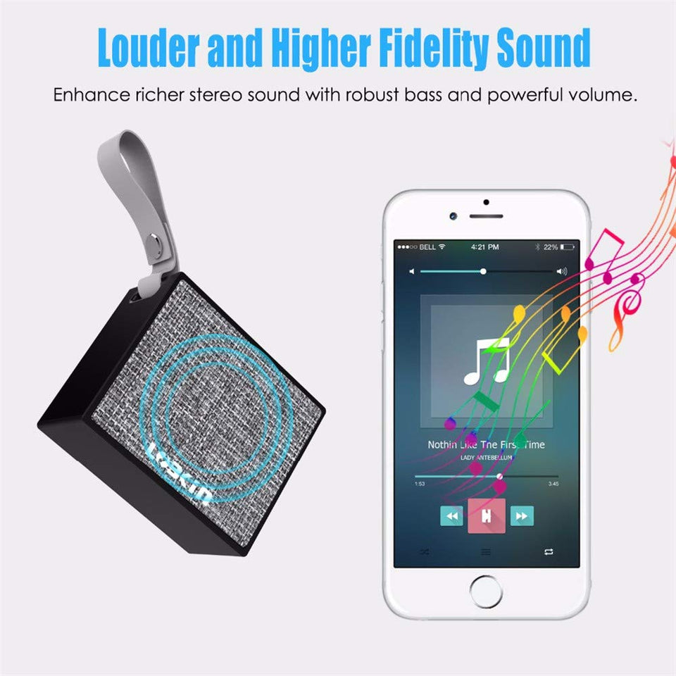 FWRSR Smart Altavoz portátil Bluetooth Subwoofer inalámbrico WiFi Control por Voz Manos Libres Altavoces de Alexa Compatible con Android iOS