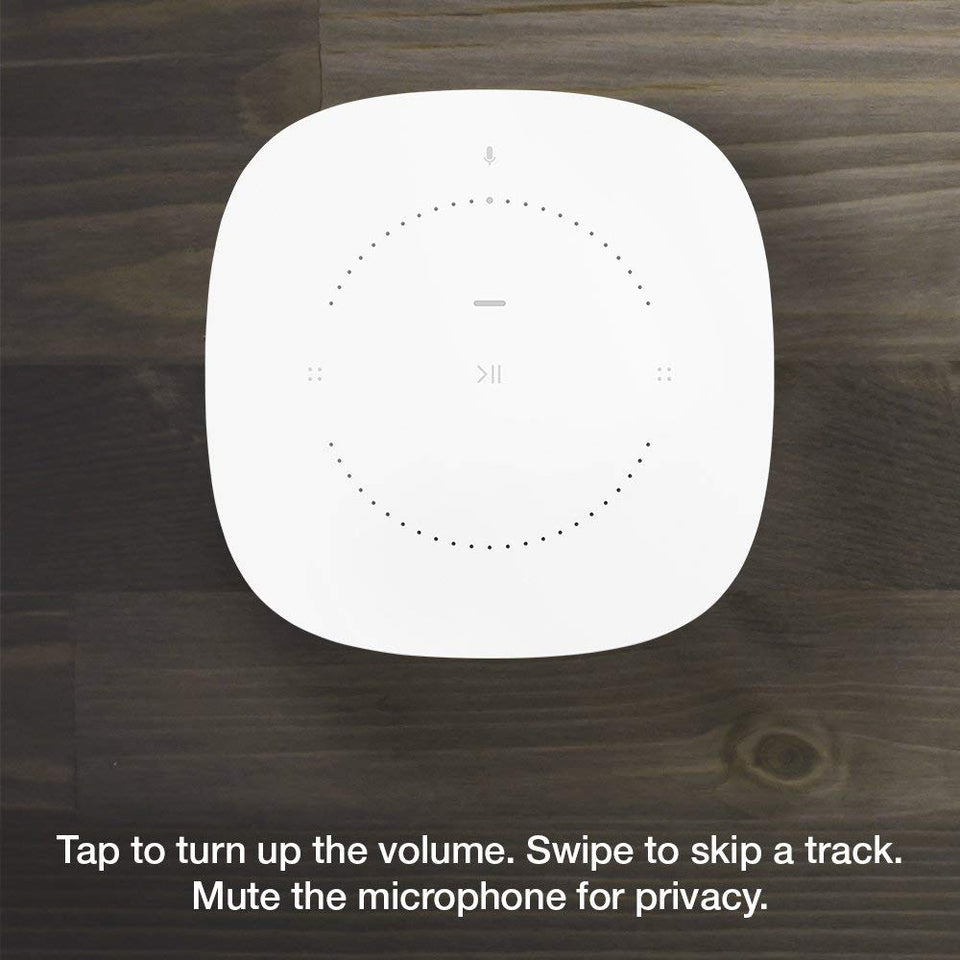 Sonos One – Bocina inteligente controlada por voz con Amazon Alexa, Color Blanco