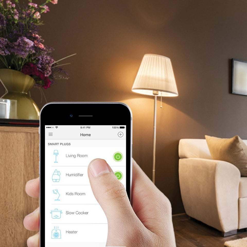 Kasa Smart WiFi Plug by TP-Link (2-Pack) - Reliable WiFi Connection, No Hub Required, Works with Alexa Echo & Google Assistant (HS100 KIT)