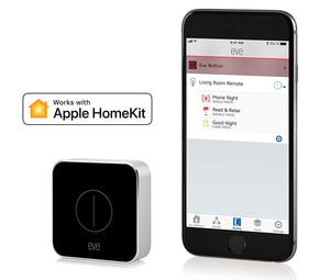 Eve Button - Mando a distancia conectado a casa con tecnología Apple Homekit, Bluetooth de bajo consumo