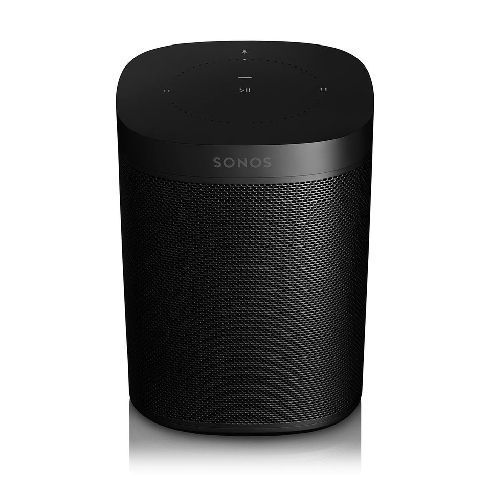 Sonos One – Bocina inteligente controlada por voz con Amazon Alexa, Color Negro