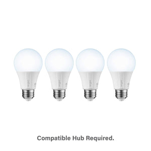 Elemento clásico de Sengled – A19 luz de día 5000 K foco LED inteligente (buje necesario), funciona con Alexa, asistente de Google, Echo Plus y SmartThings – Paquete de 4
