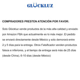 Glückluz Lámparas Solares Para Exterior Solar Lights 68 LED Solar Con Sensor De Movimiento de 270° Impermeable Con 3 Modos Lampara Seguridad Solar Para Patio Jardín Terraza Garaje Camino Blanco Frio 6000K Regalo de Navidad para Familias Viejos Padres