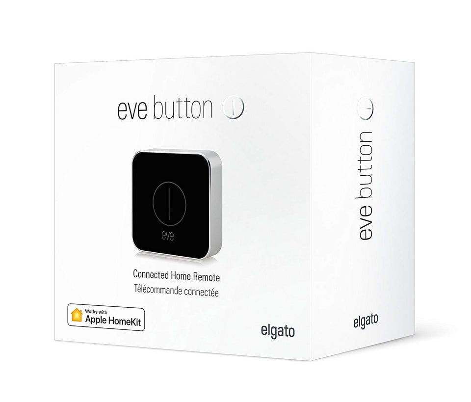 Eve Button - Mando a distancia conectado a casa con tecnología Apple Homekit, Bluetooth de bajo consumo