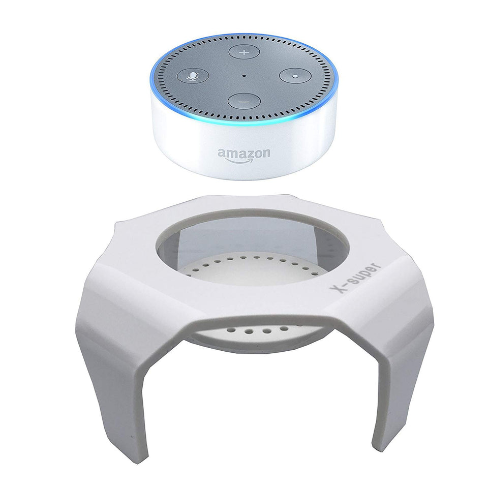 Alexa de BFF Home altavoz base Stand Dot 2 accesorios, Blanco