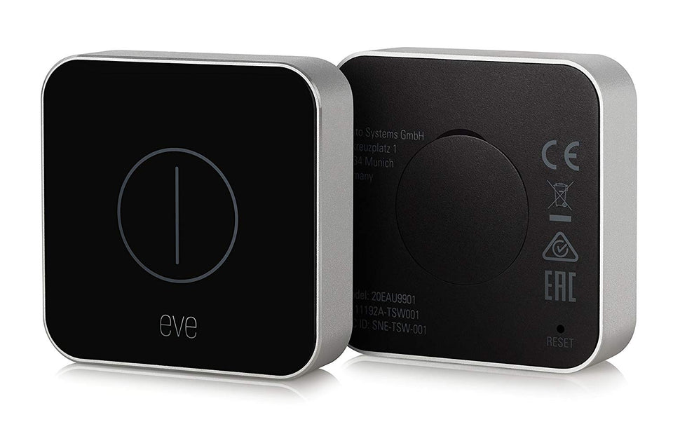 Eve Button - Mando a distancia conectado a casa con tecnología Apple Homekit, Bluetooth de bajo consumo