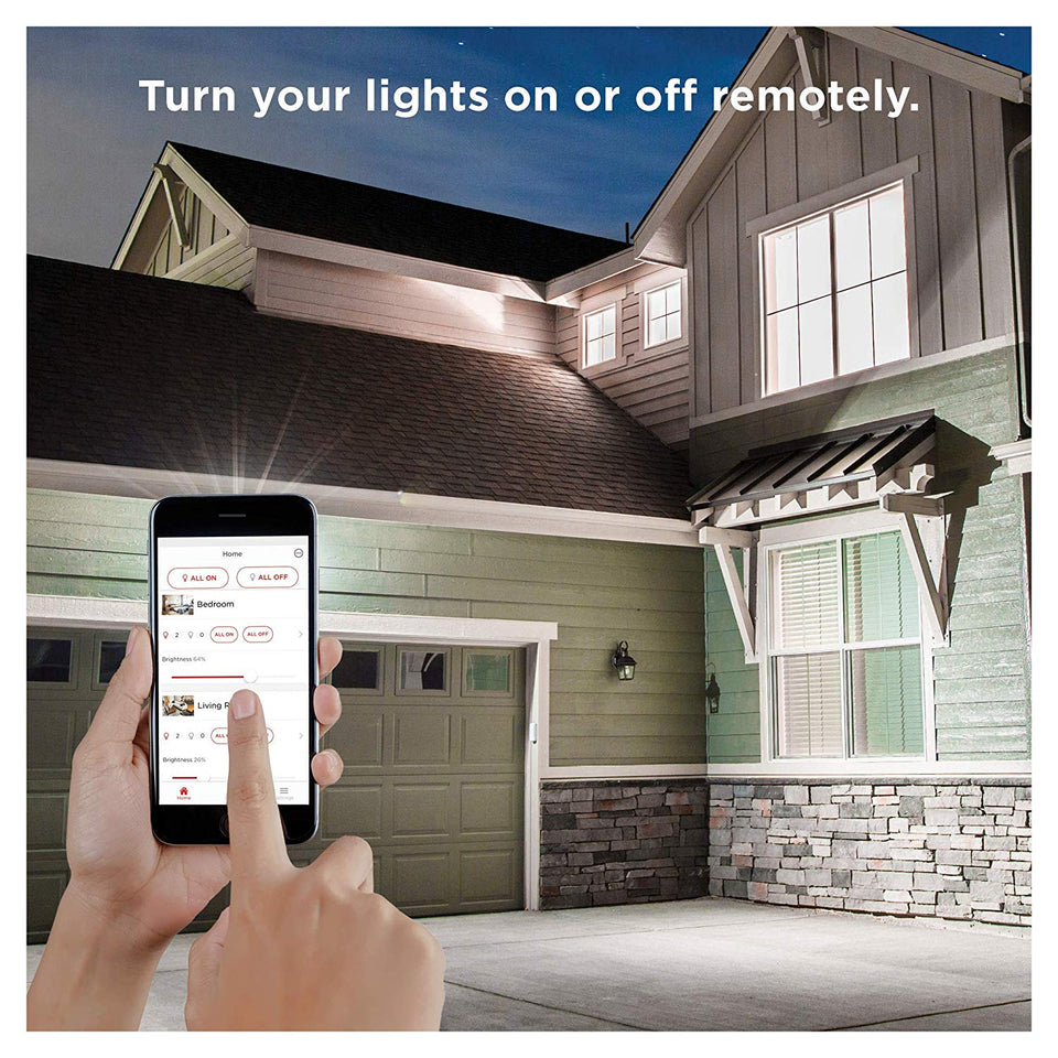 Sengled Kit de iluminación inicial para iluminación de hogar inteligente, conecta hasta 60 bombillas, compatible con Alexa.